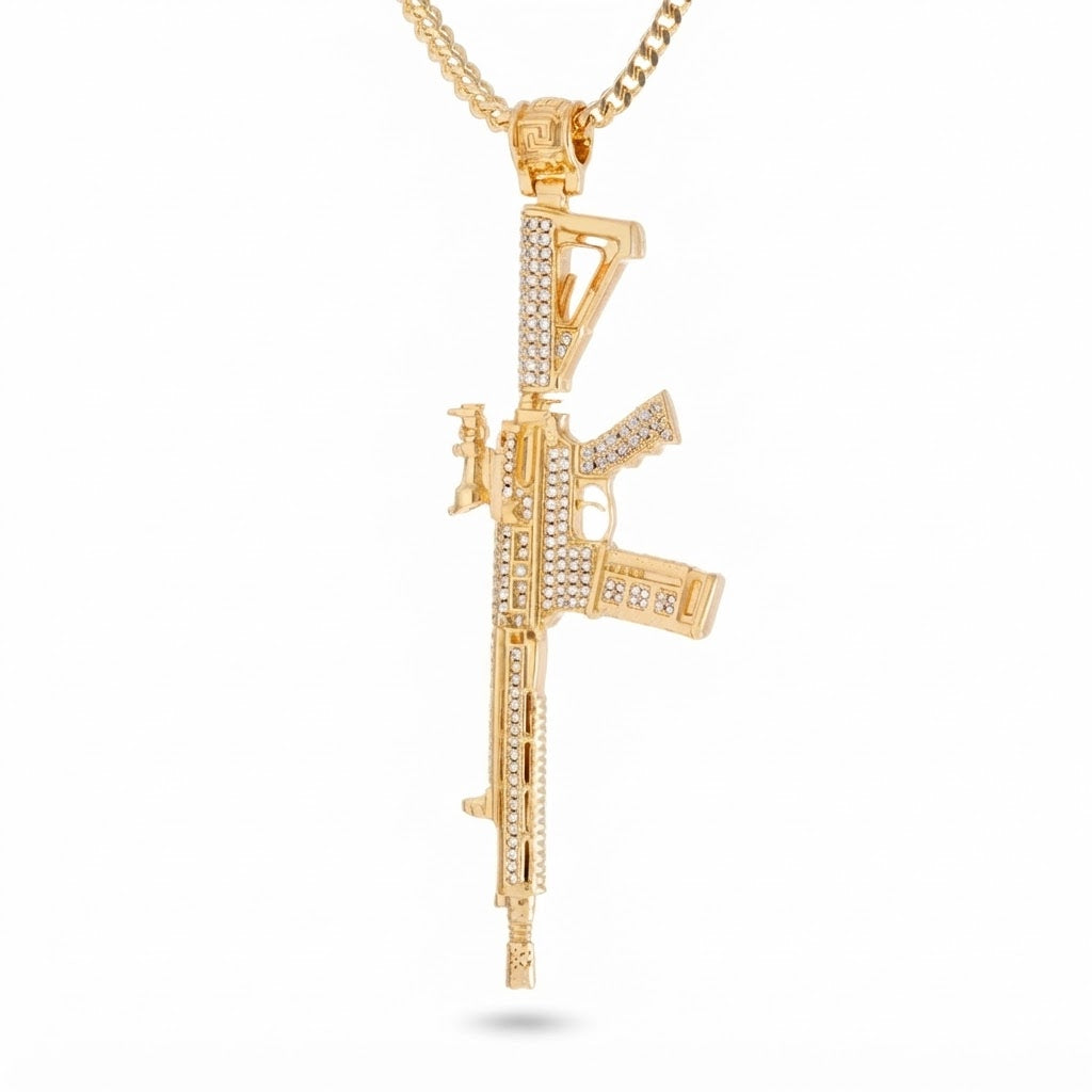 Pavé Rifle Diamond Pendant