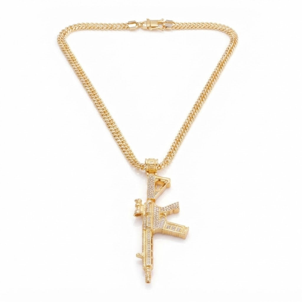 Pavé Rifle Diamond Pendant