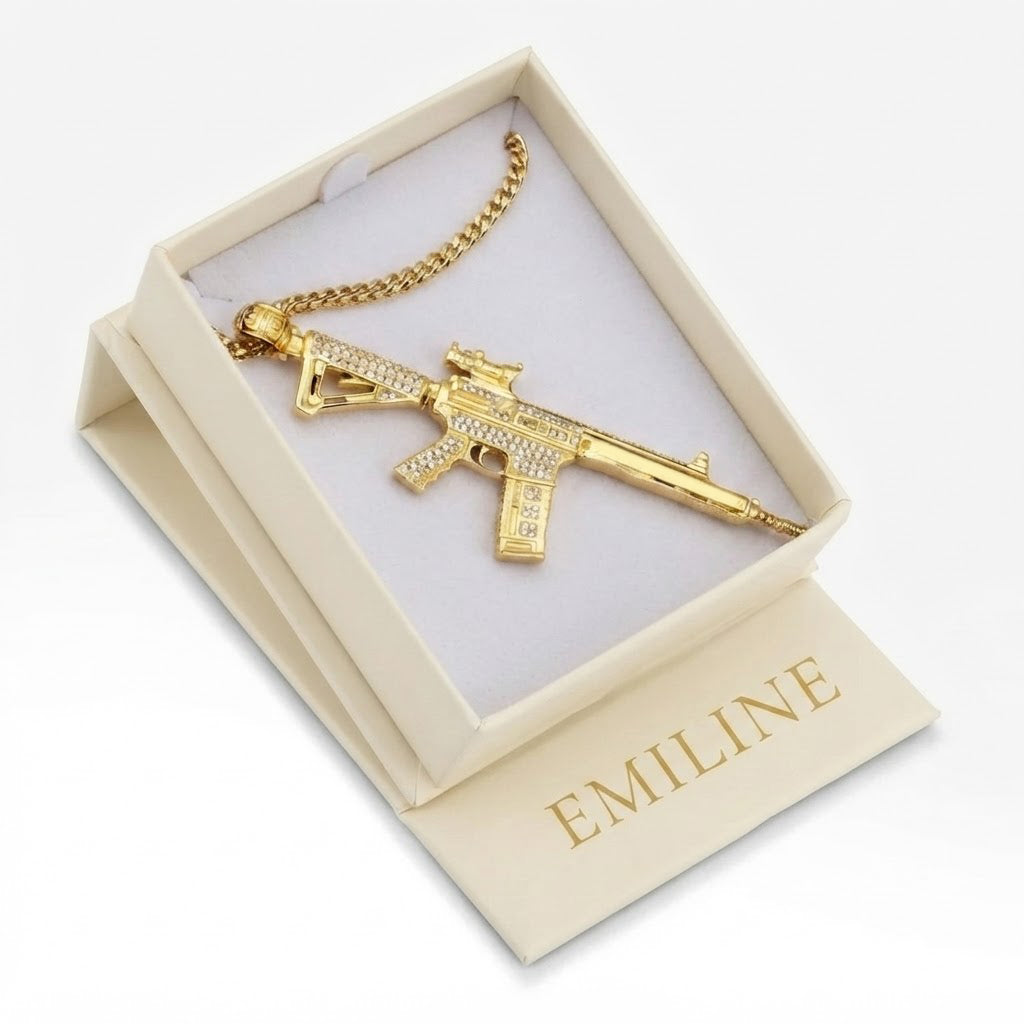 Pavé Rifle Diamond Pendant