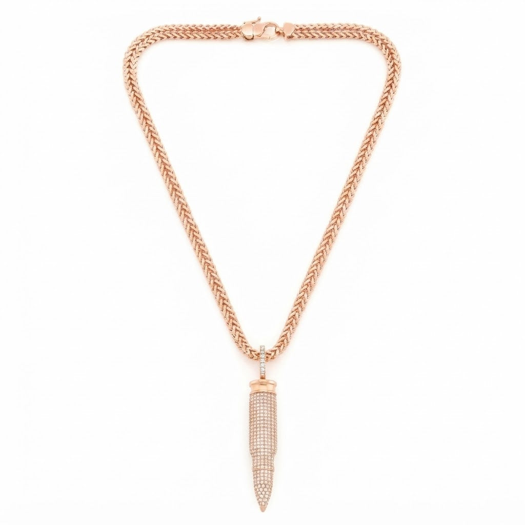 Bullet Diamond Pendant