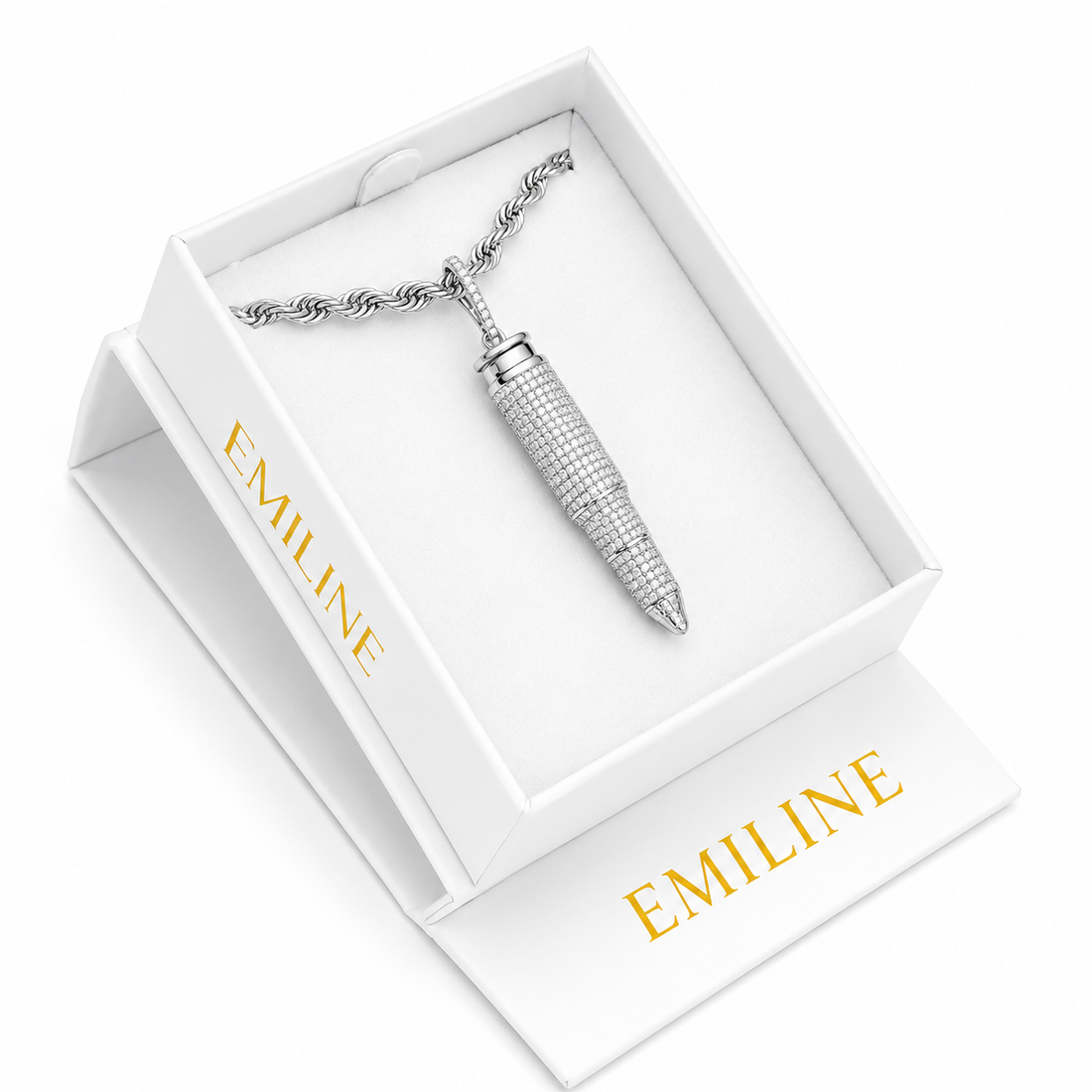 Bullet Diamond Pendant