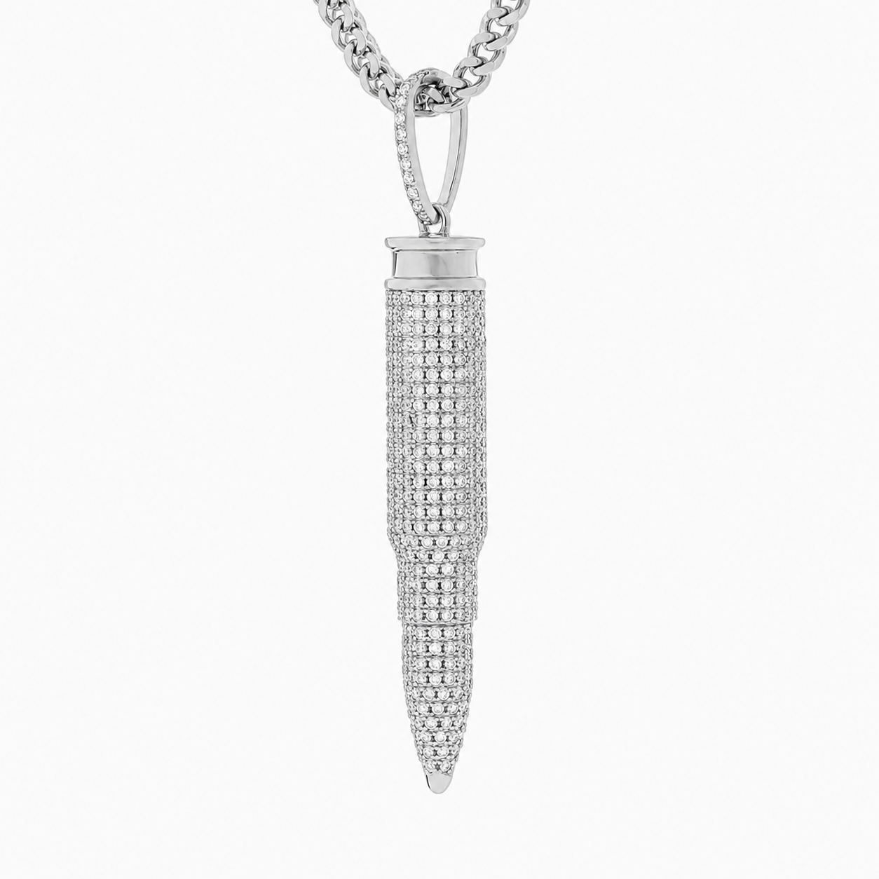 Bullet Diamond Pendant