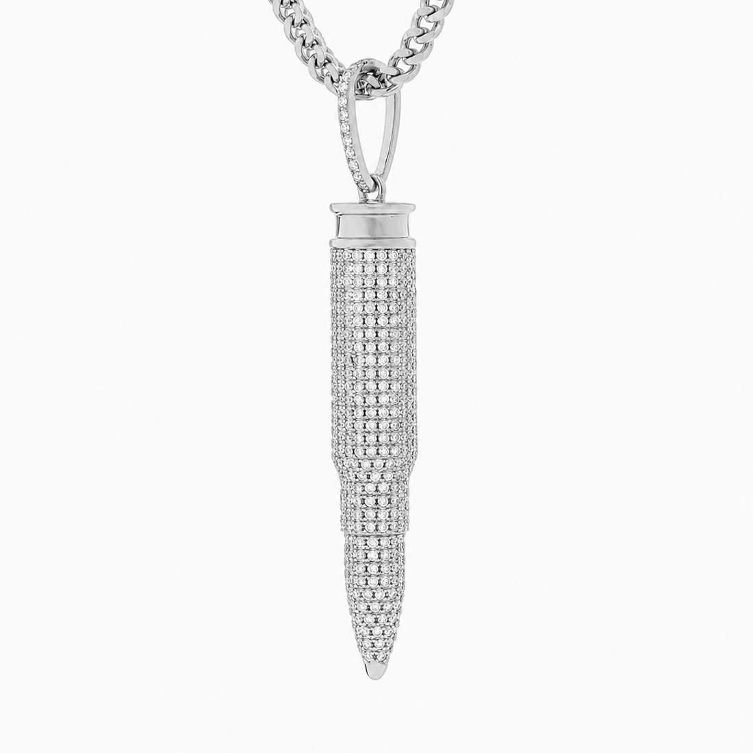Bullet Diamond Pendant