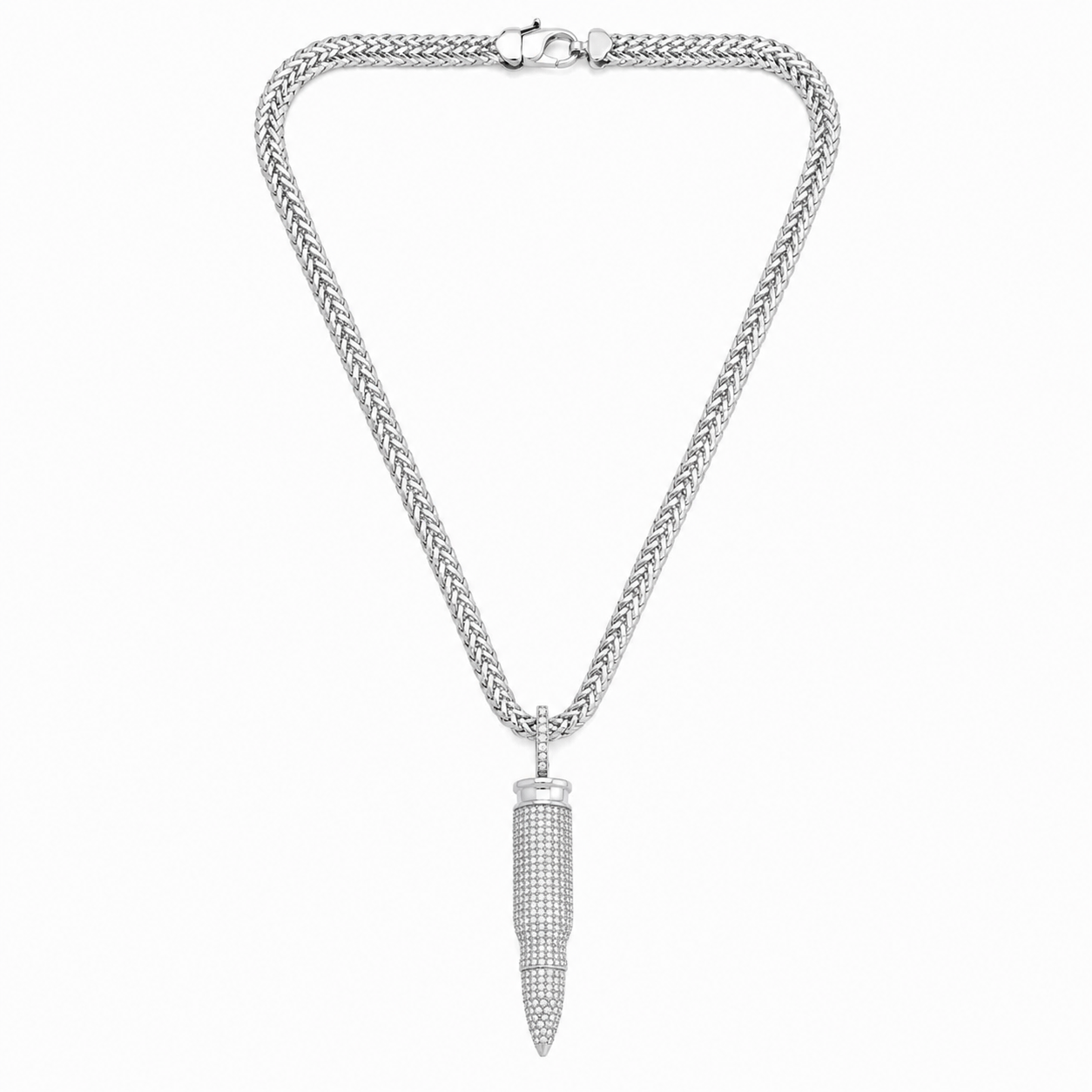 Bullet Diamond Pendant