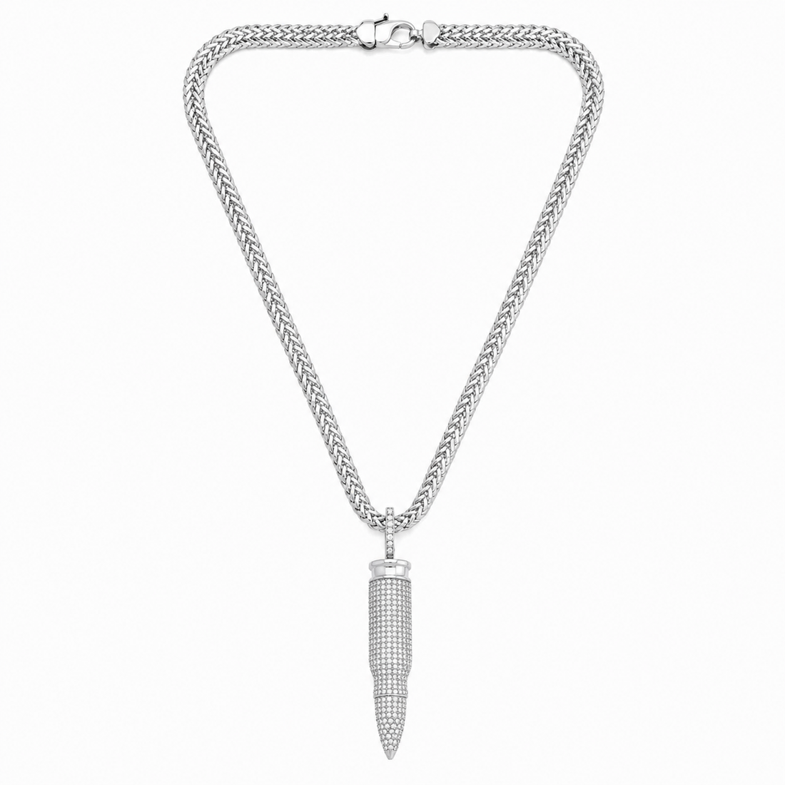 Bullet Diamond Pendant