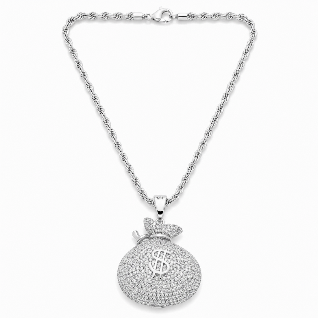 Diamond Money Bag Pendant