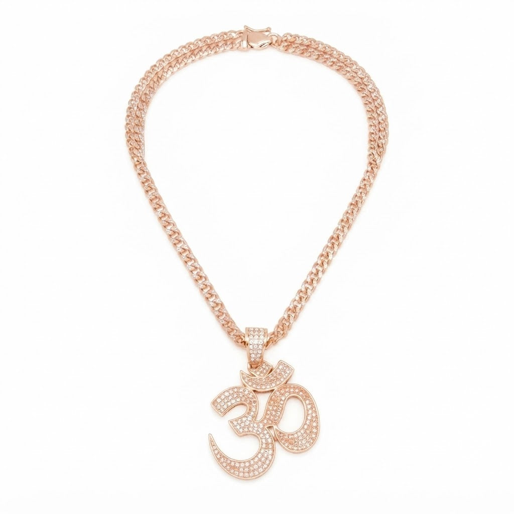 Om Symbol Diamond Pendant