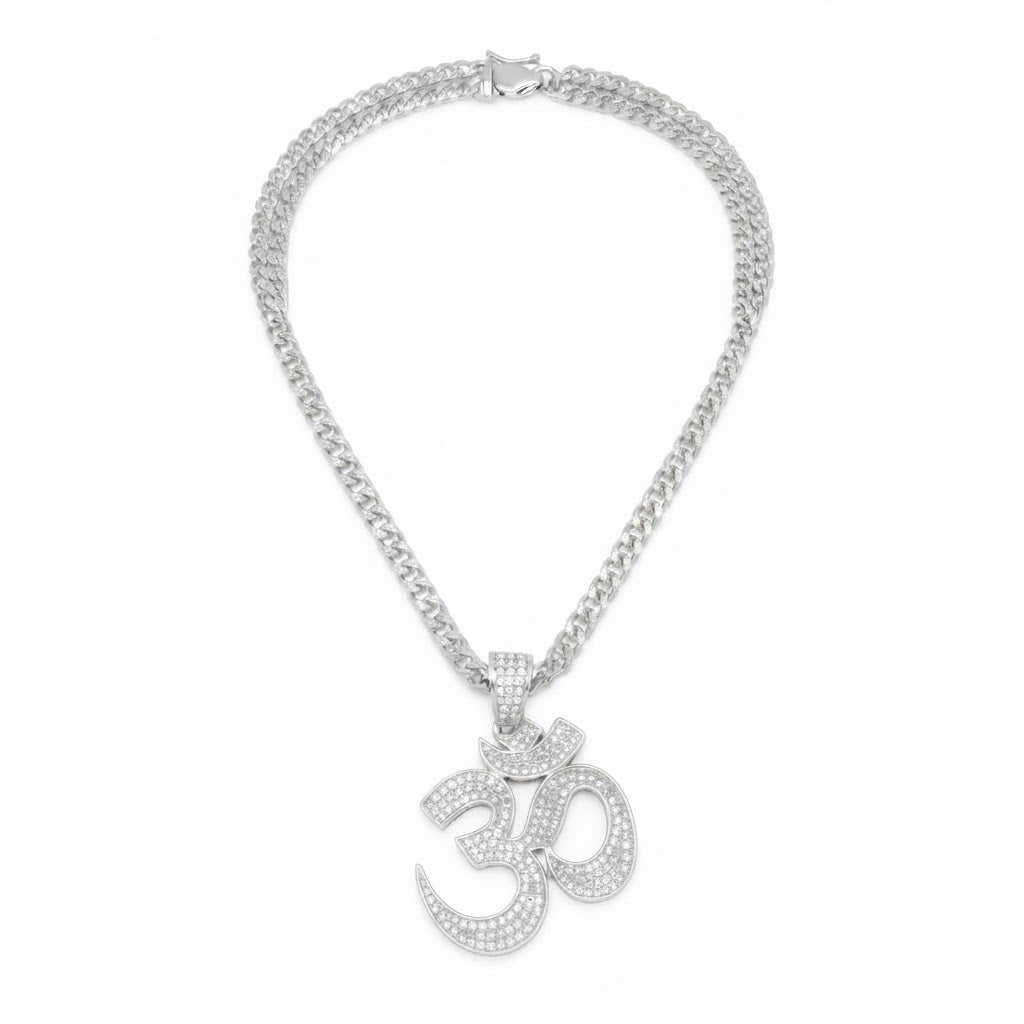 Om Symbol Diamond Pendant