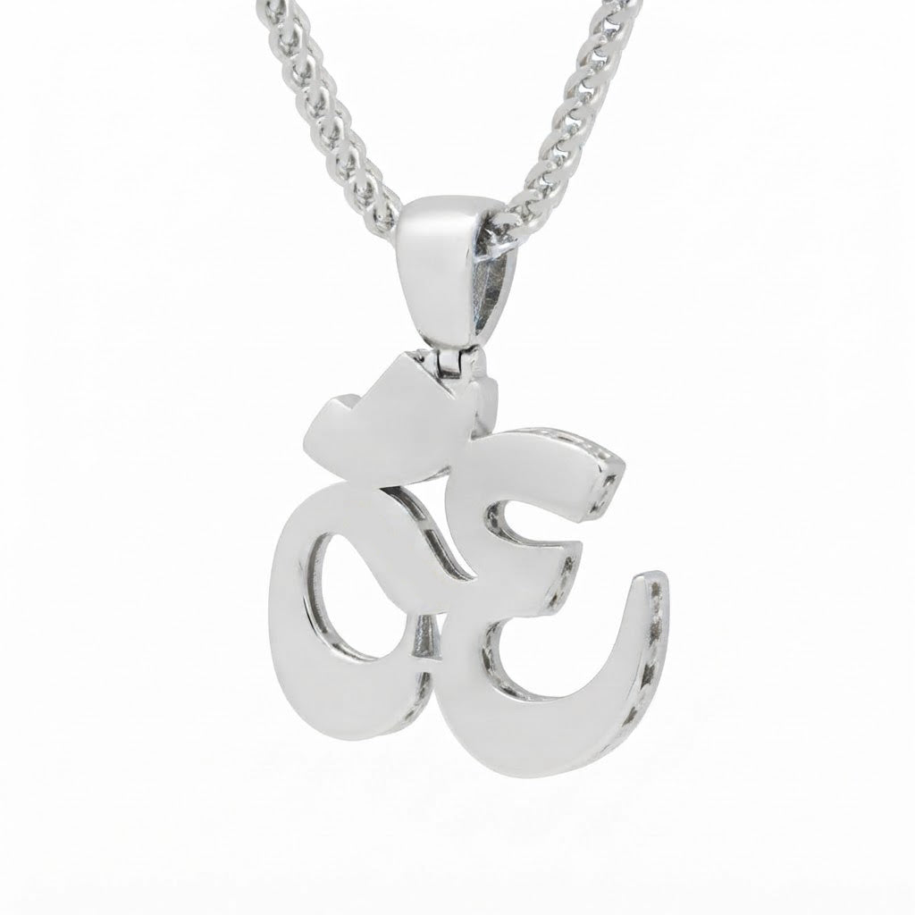 Om Symbol Diamond Pendant