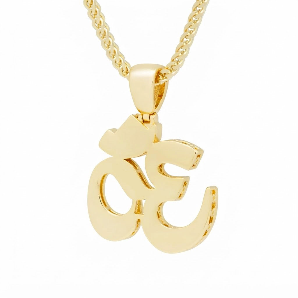Om Symbol Diamond Pendant