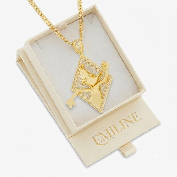 Playing Card & Dice Pendant