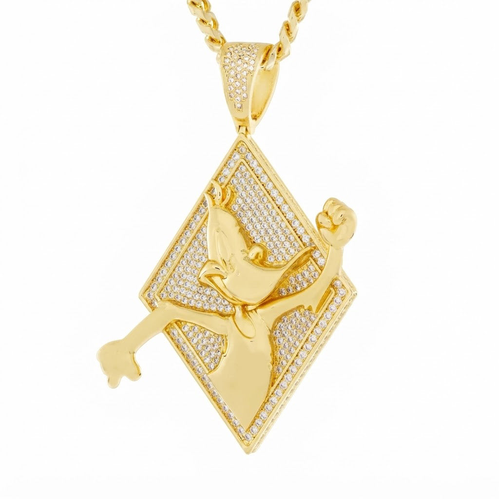 Playing Card & Dice Pendant