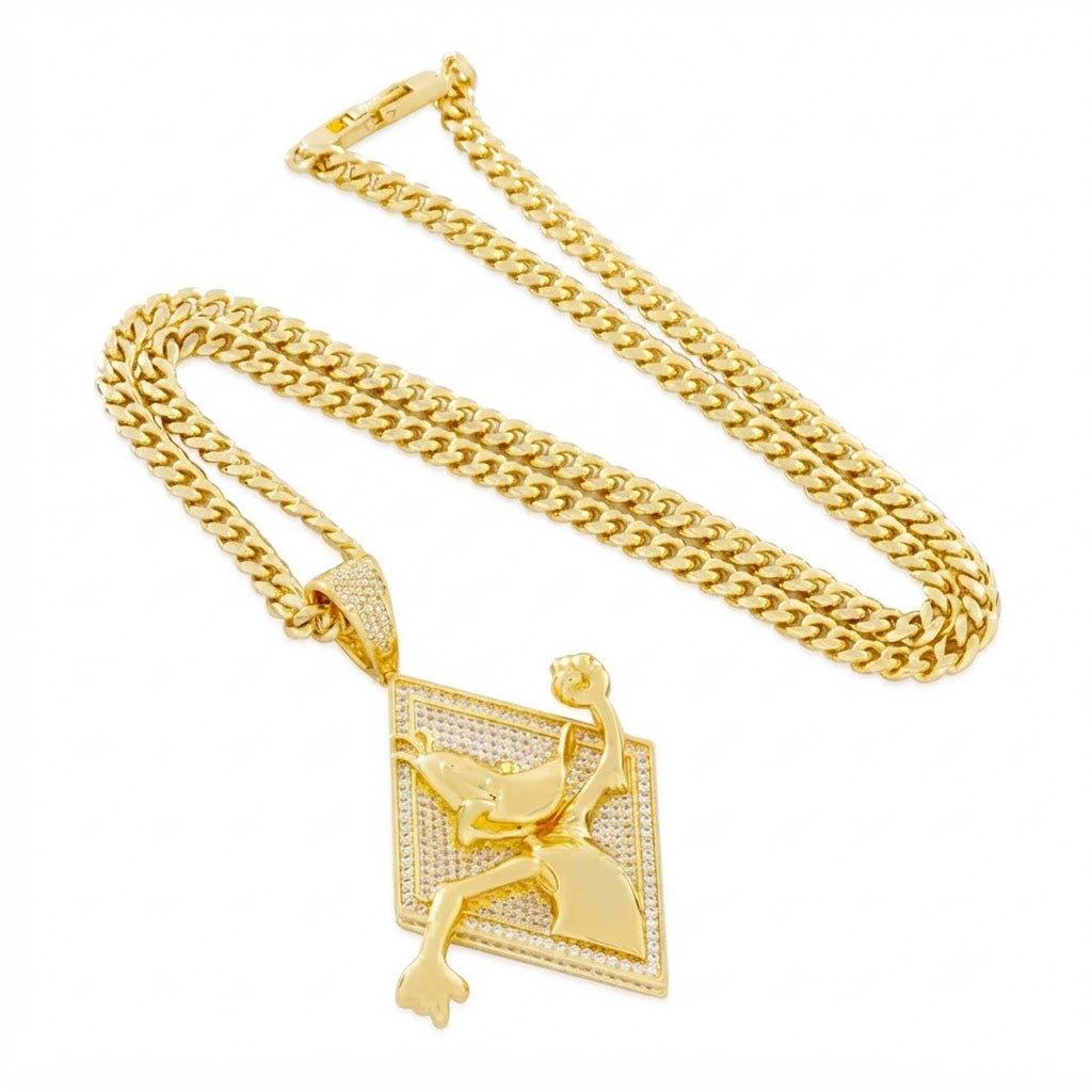 Playing Card & Dice Pendant