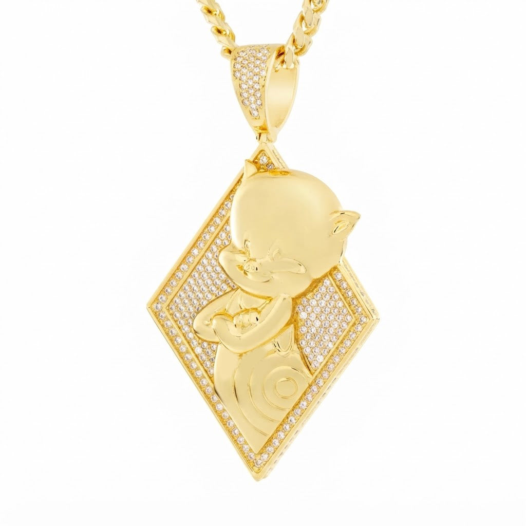 Cartoon Character Card Pendant