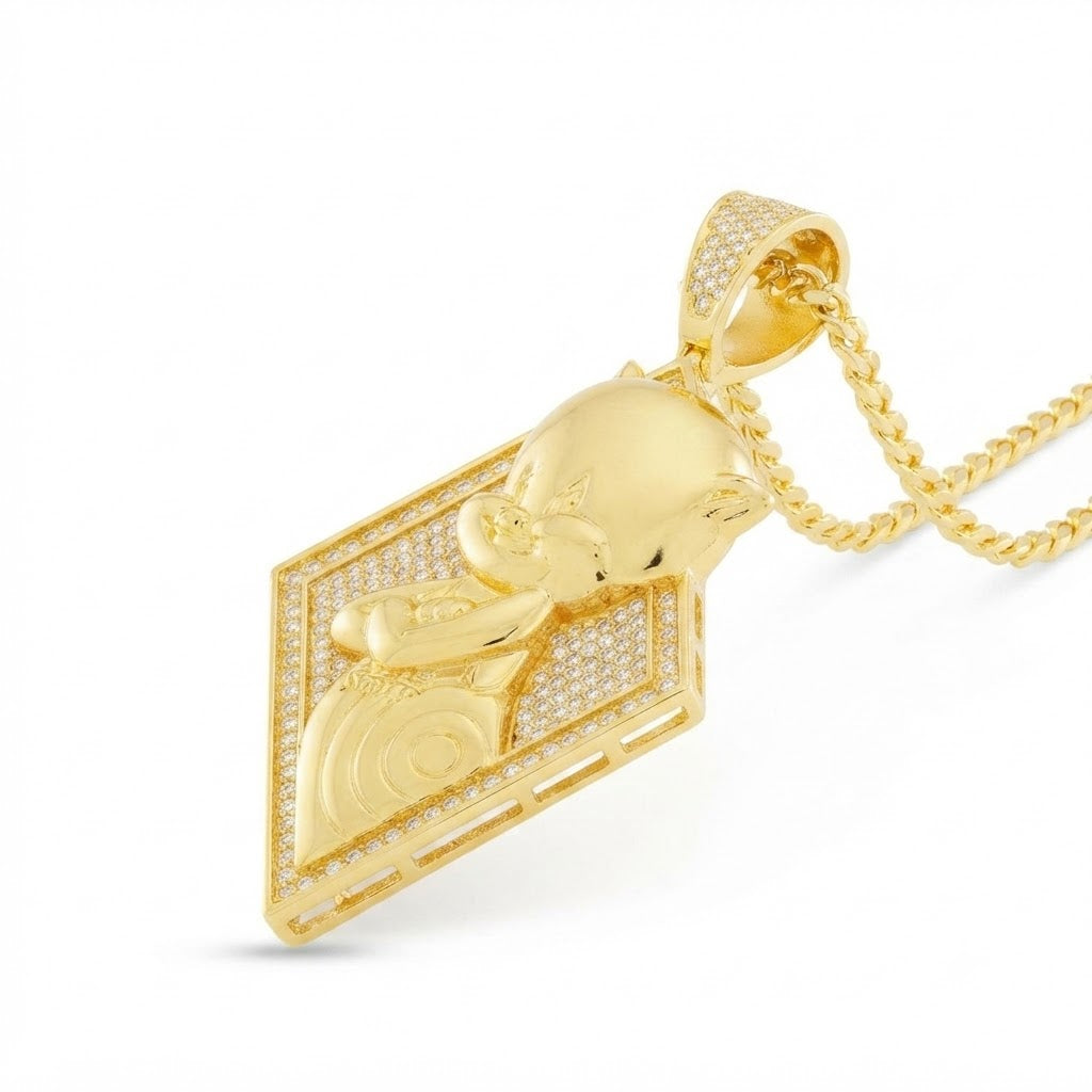 Cartoon Character Card Pendant