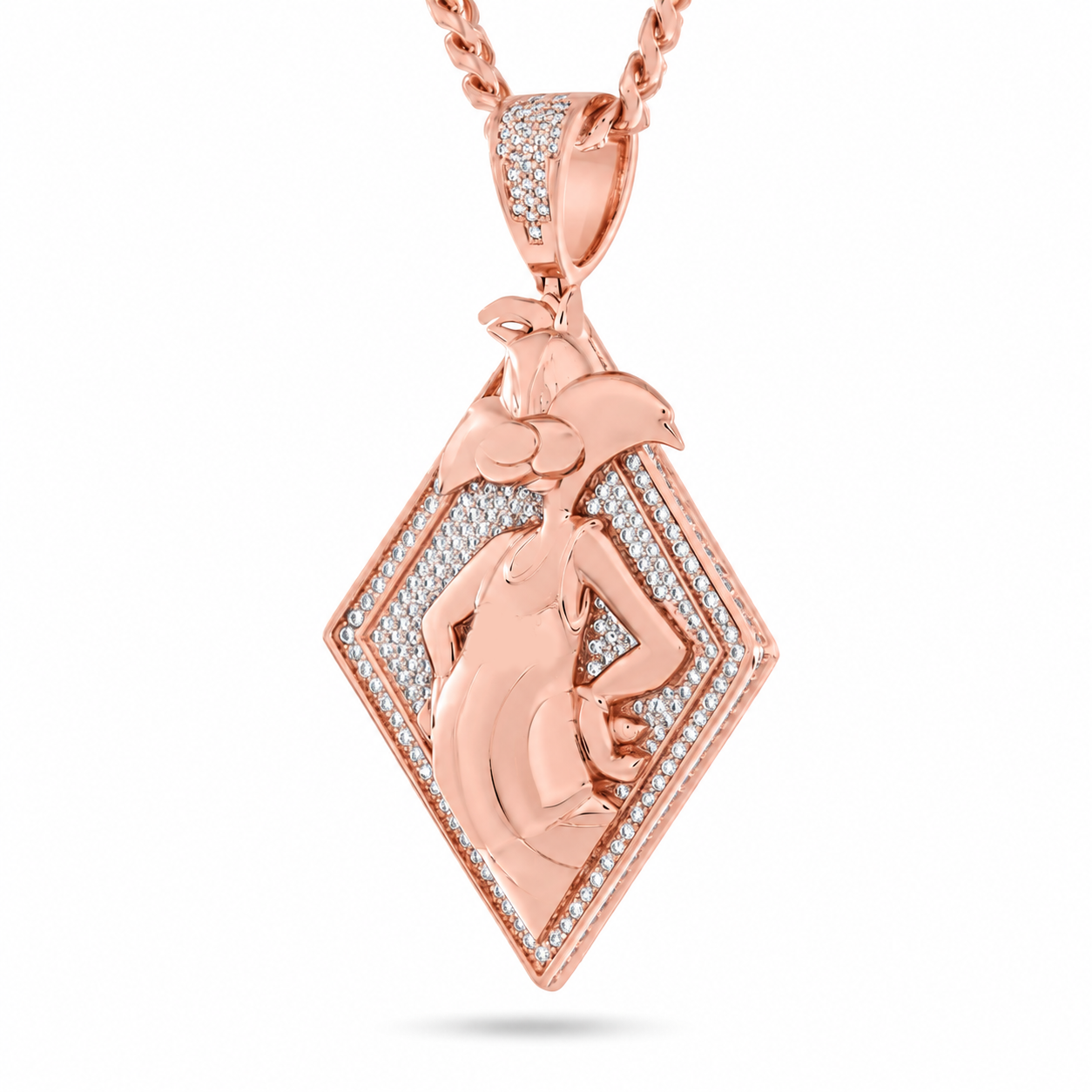 Bunny Girl Card Pendant