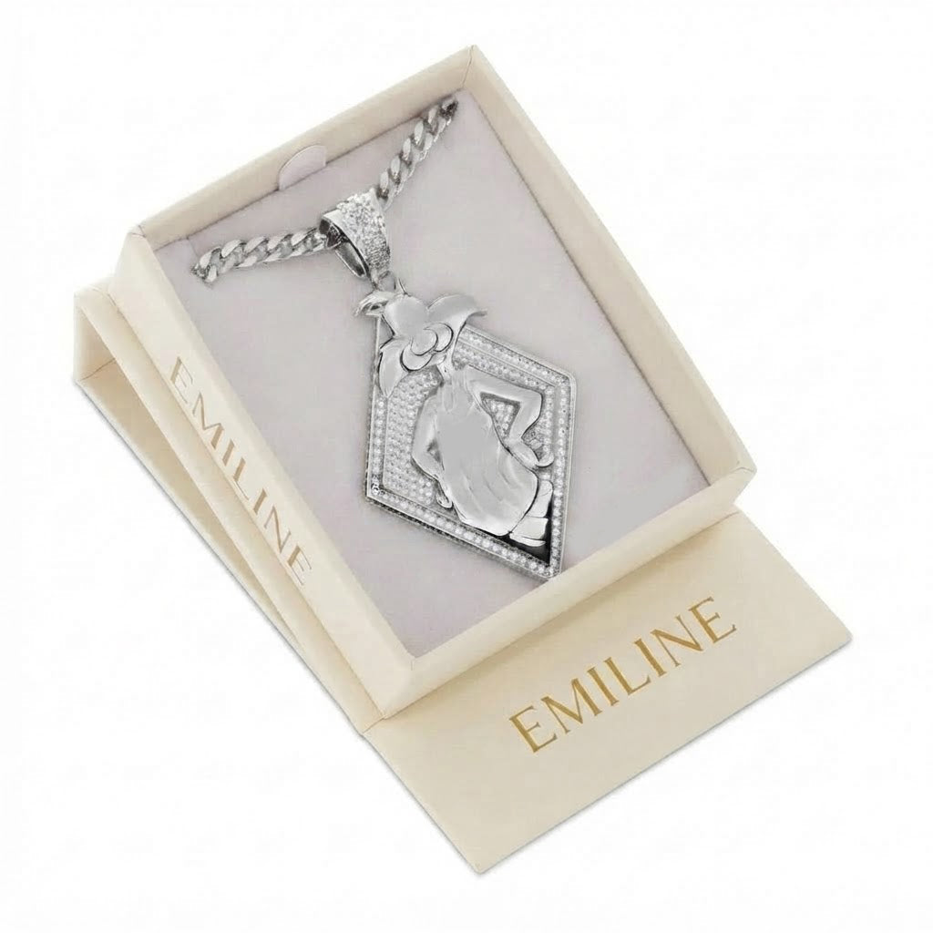 Bunny Girl Card Pendant
