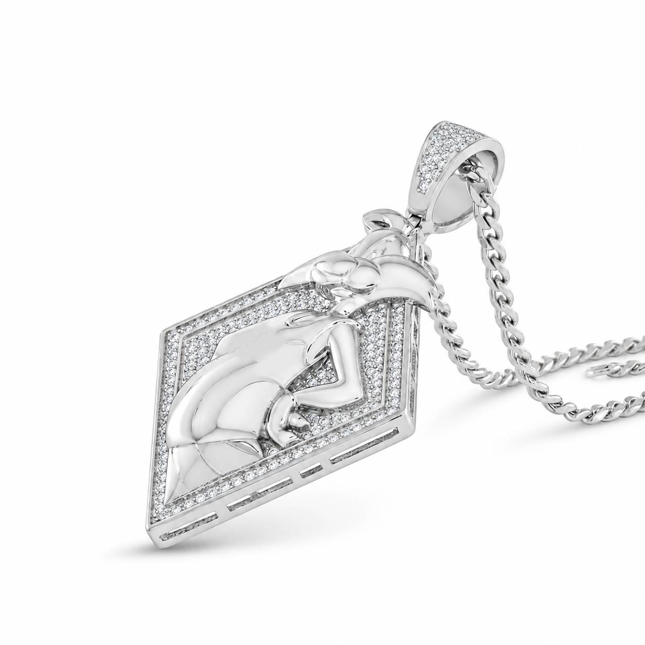 Bunny Girl Card Pendant
