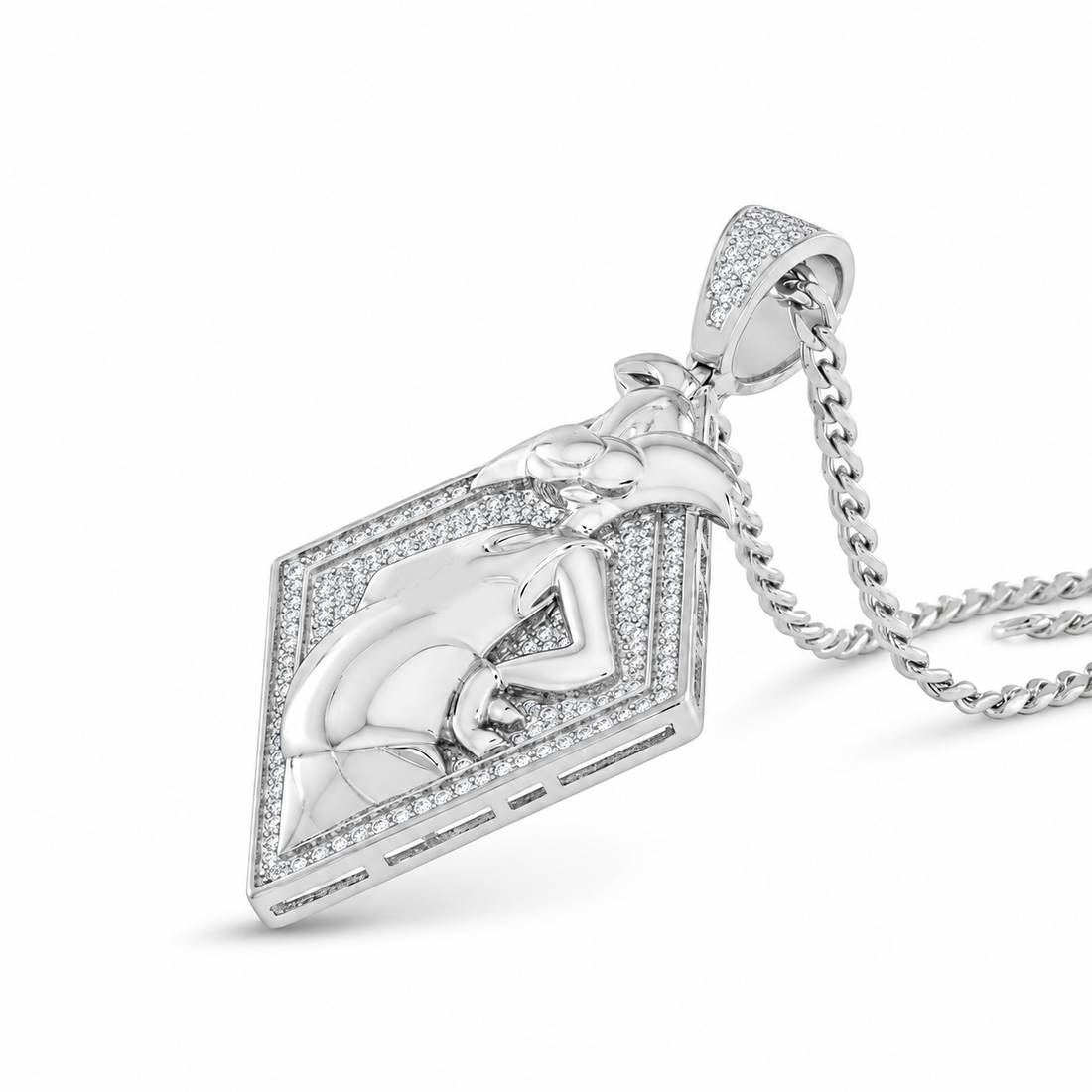 Bunny Girl Card Pendant