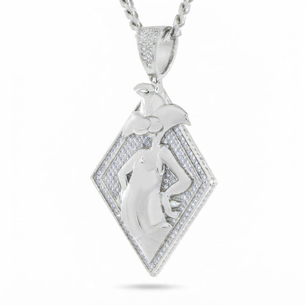 Bunny Girl Card Pendant