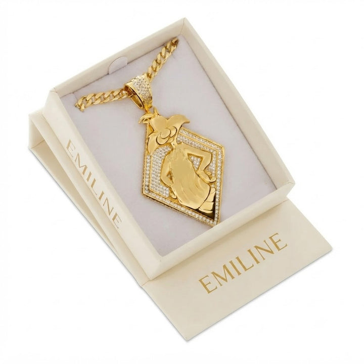 Bunny Girl Card Pendant