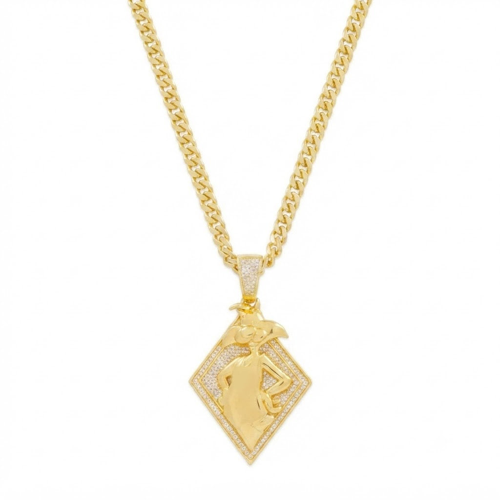 Bunny Girl Card Pendant