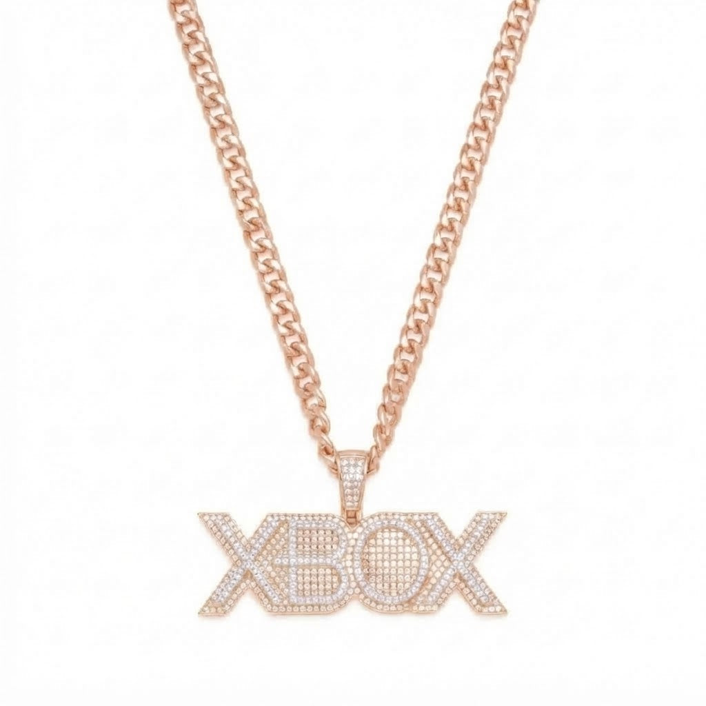 XBOX Logo Diamond Pendant