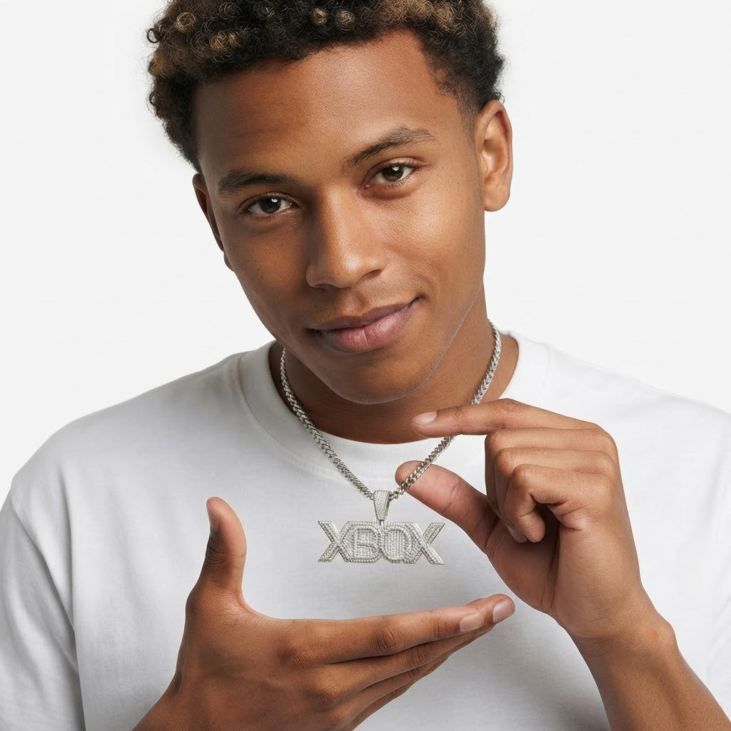 XBOX Logo Diamond Pendant