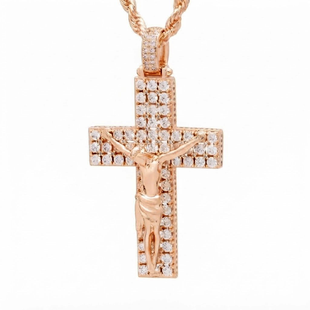 Crucifix Pendant with Jesus Figure