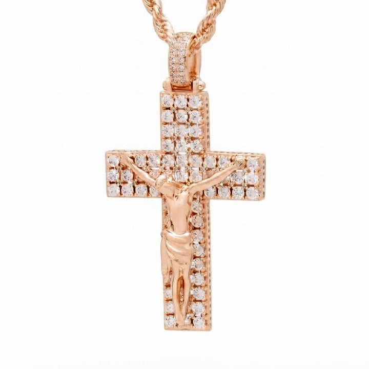 Crucifix Pendant with Jesus Figure