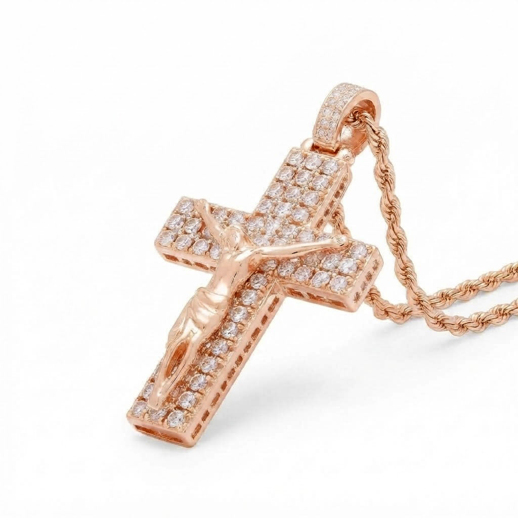 Crucifix Pendant with Jesus Figure