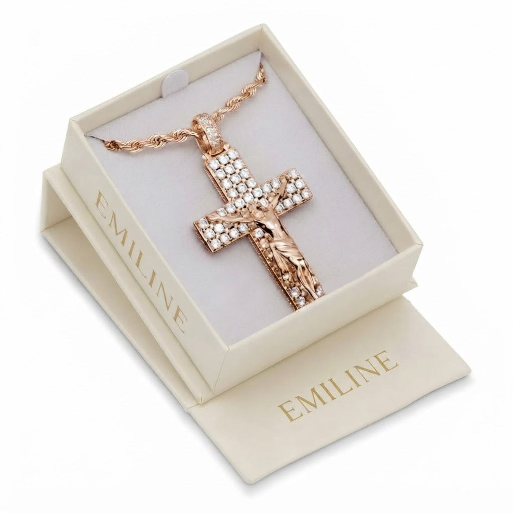 Crucifix Pendant with Jesus Figure