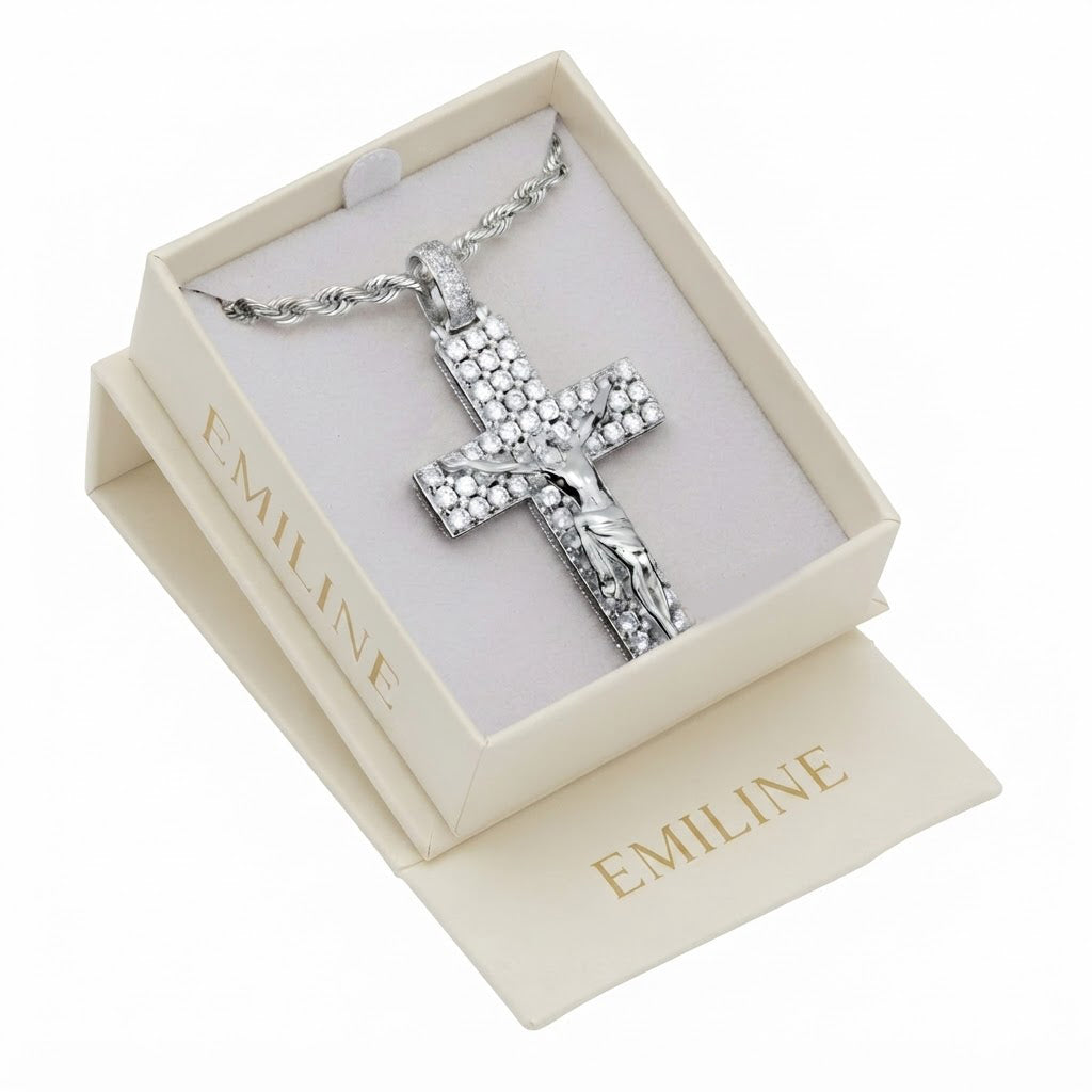 Crucifix Pendant with Jesus Figure