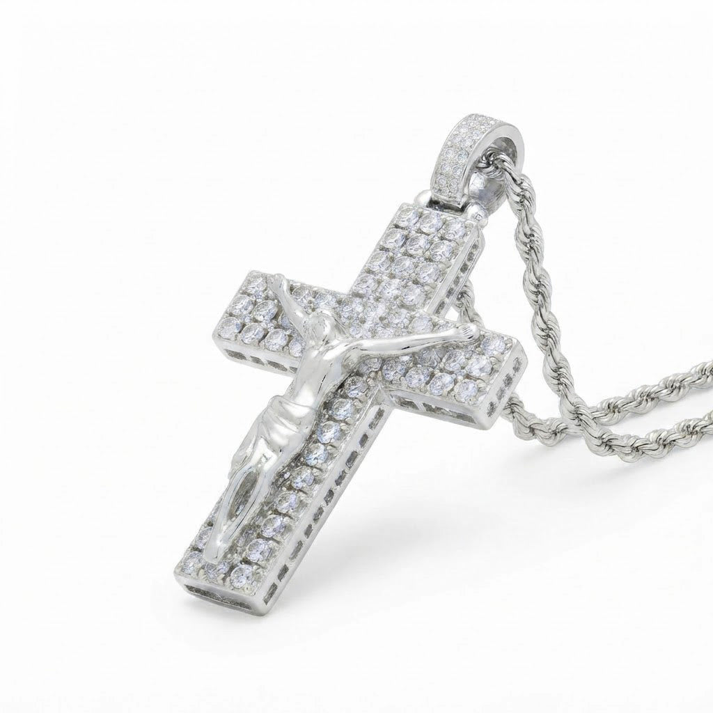 Crucifix Pendant with Jesus Figure