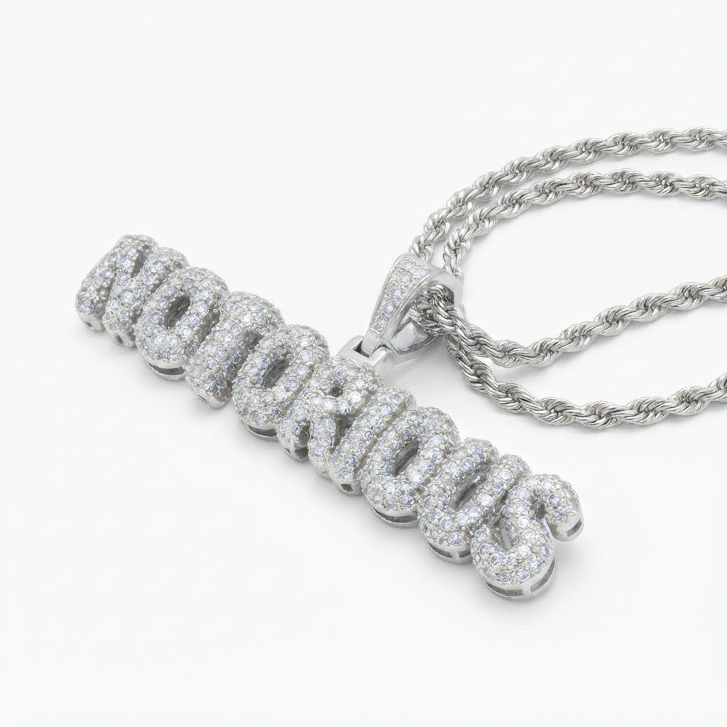Initial Name Diamond Pendant