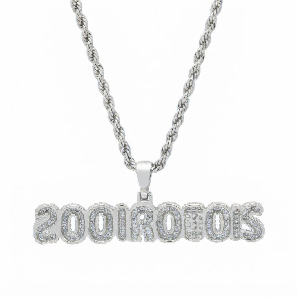 Initial Name Diamond Pendant