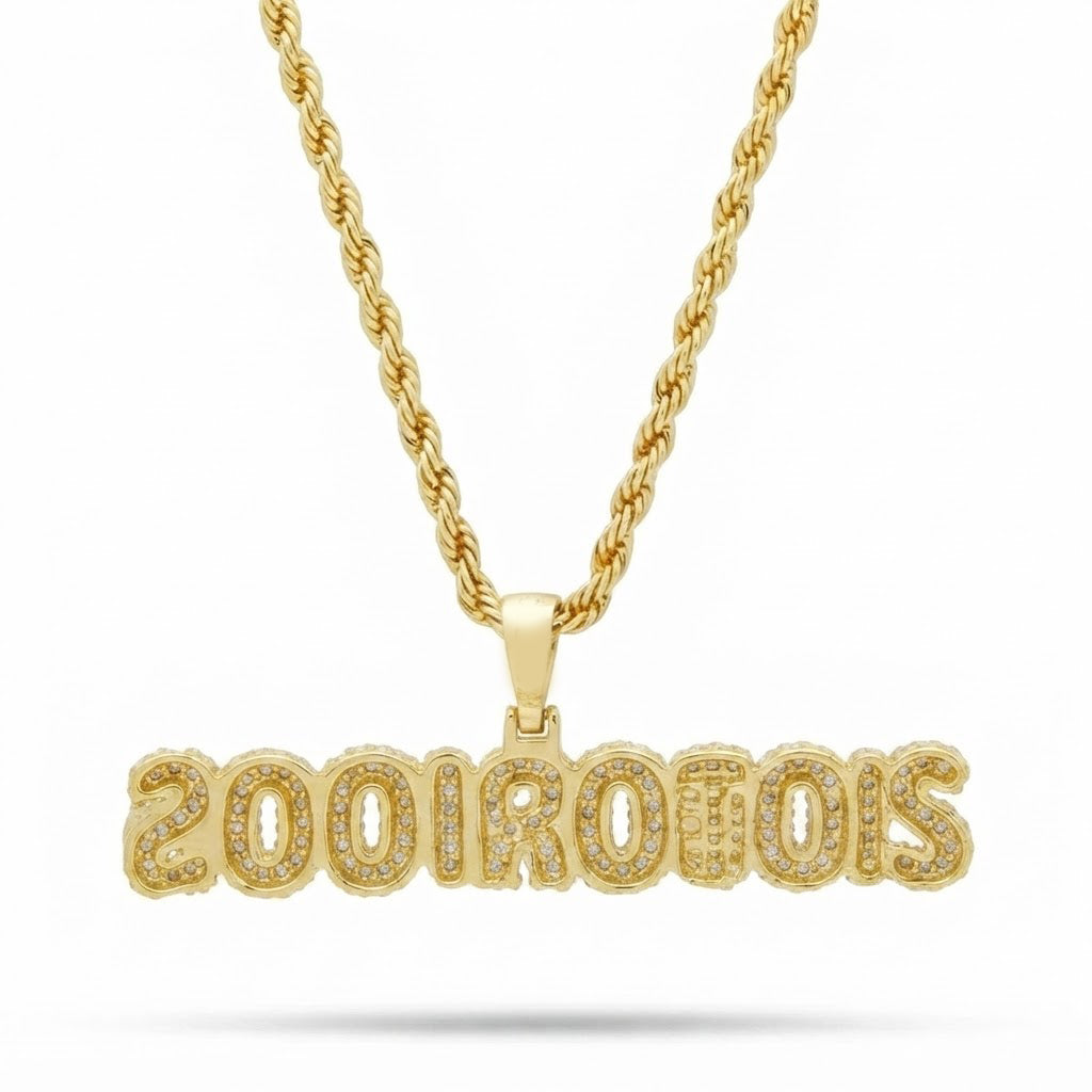 Initial Name Diamond Pendant