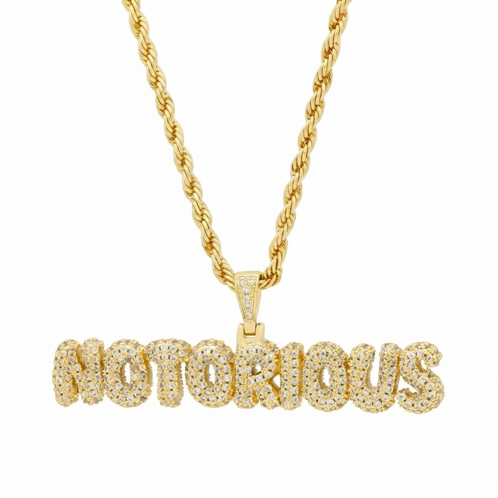 Initial Name Diamond Pendant