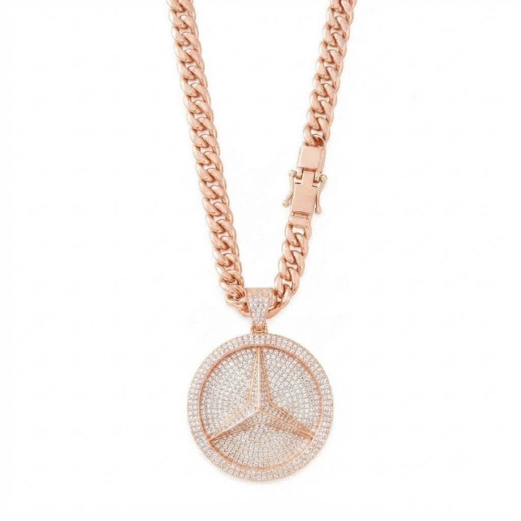 Three Point Star Emblem Pendant