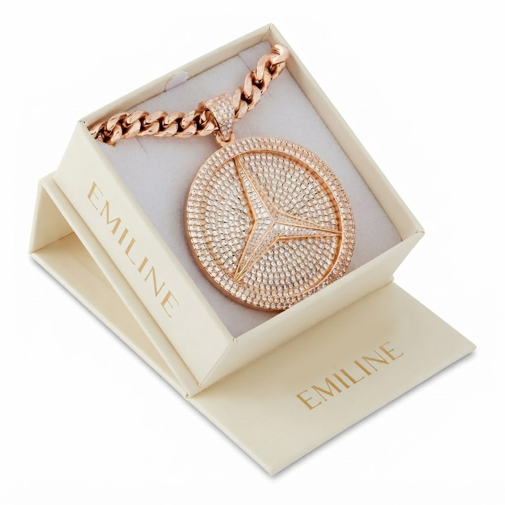 Three Point Star Emblem Pendant