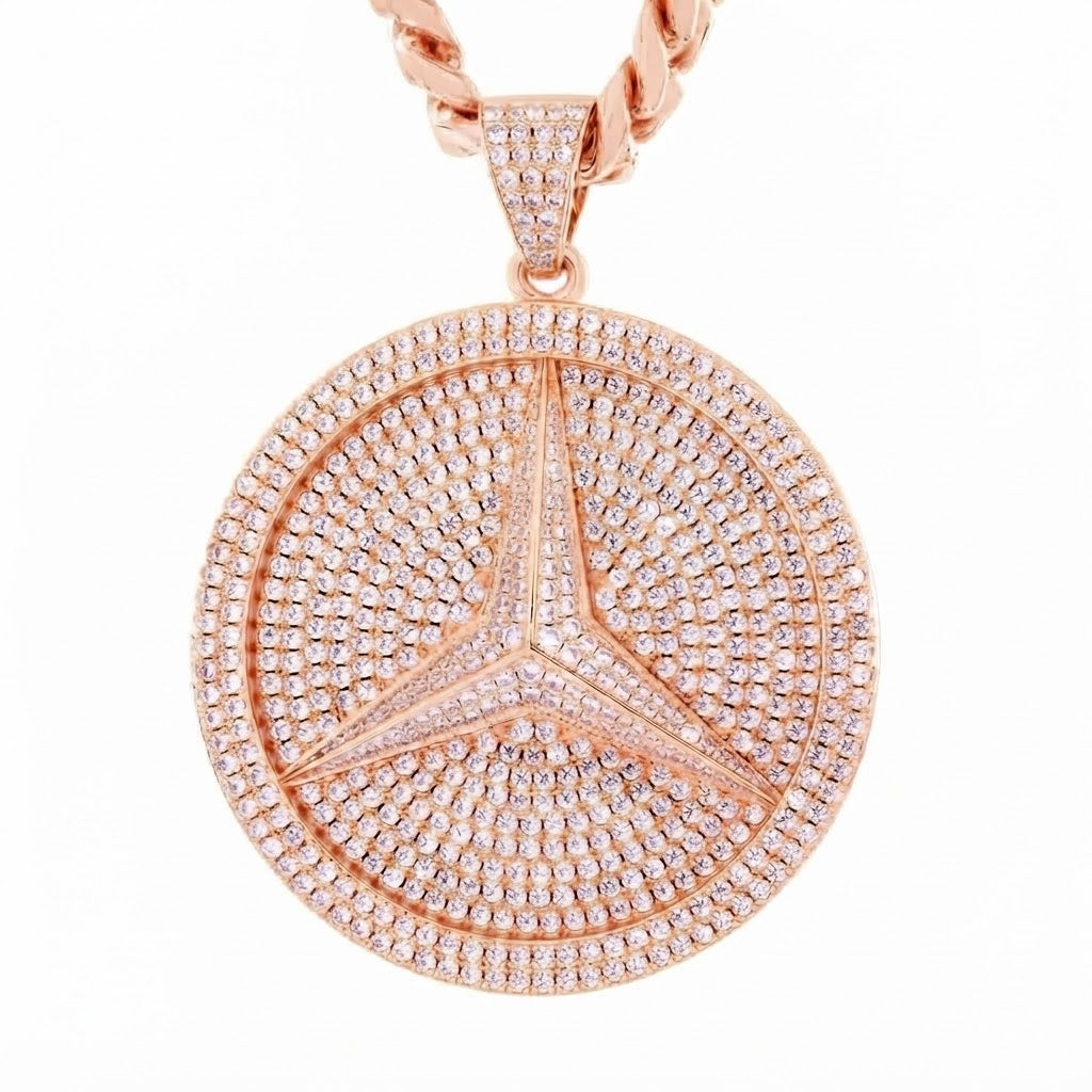 Three Point Star Emblem Pendant