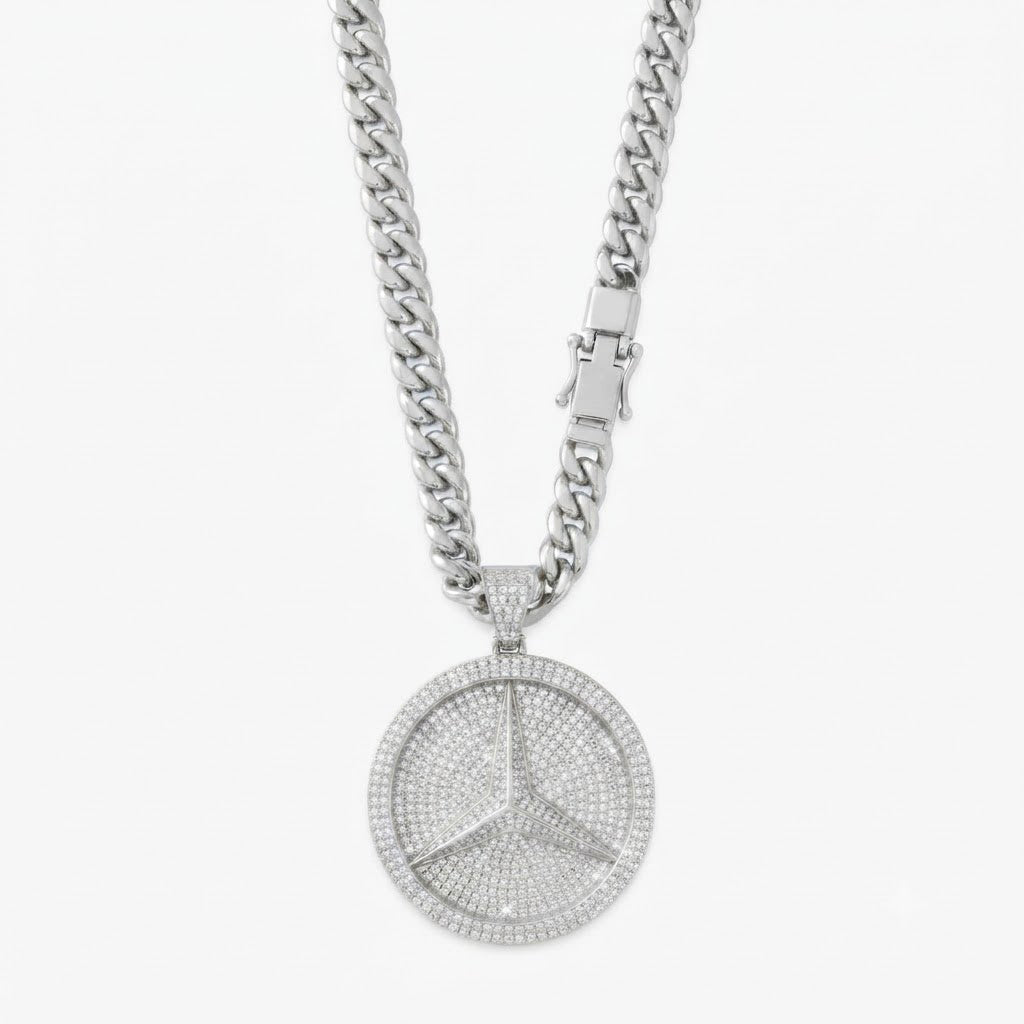 Three Point Star Emblem Pendant