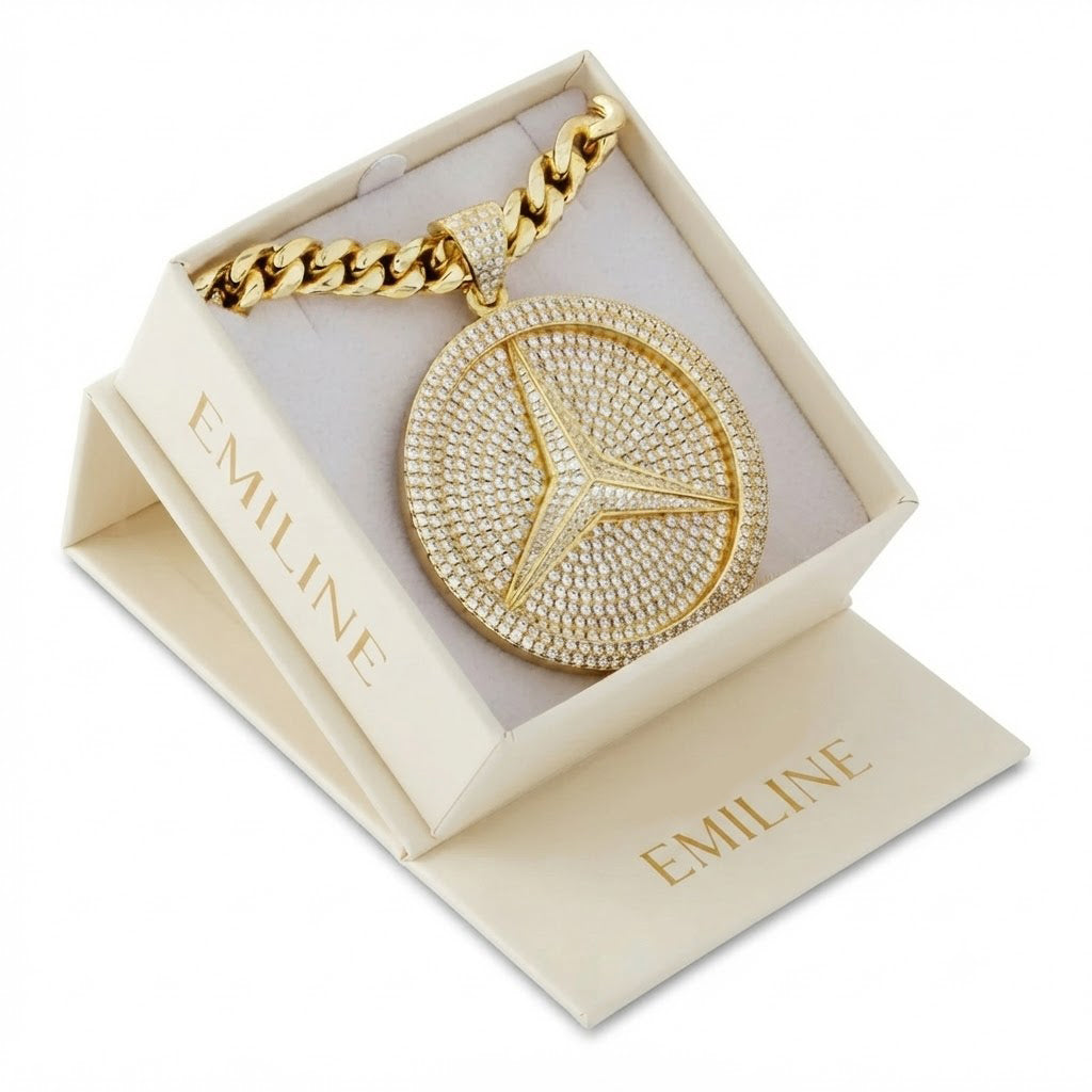 Three Point Star Emblem Pendant