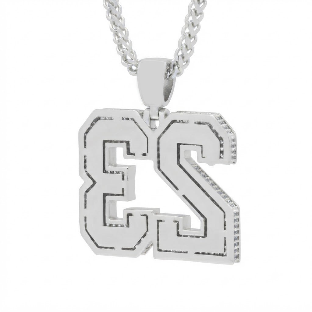 23 Number Pendant