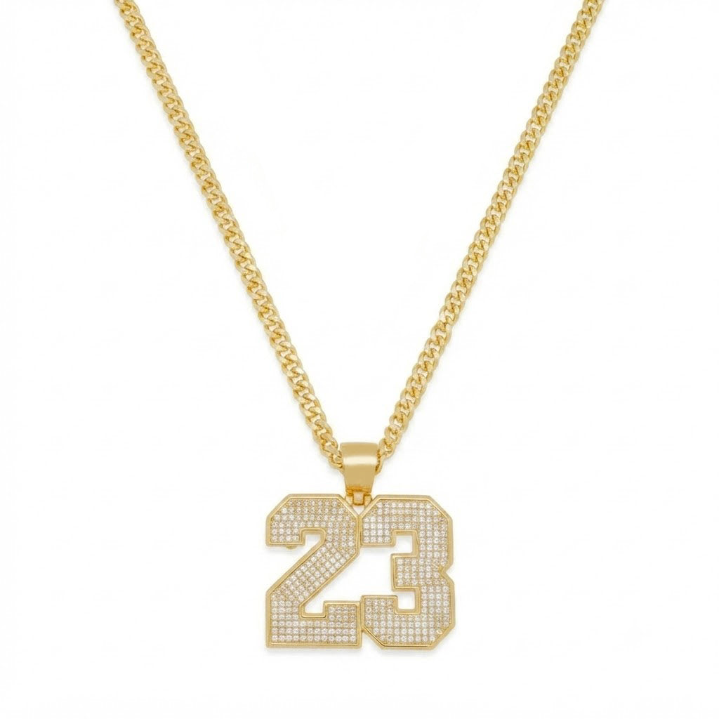 23 Number Pendant