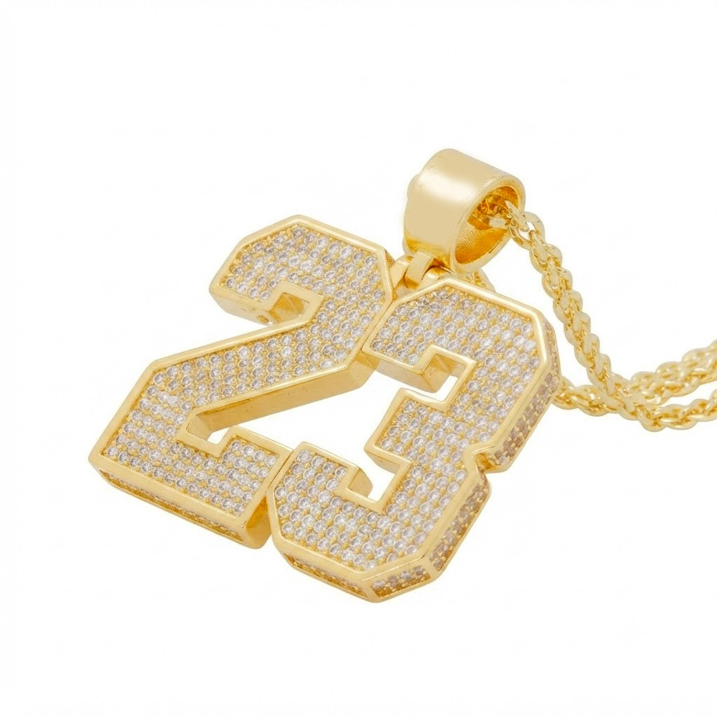 23 Number Pendant