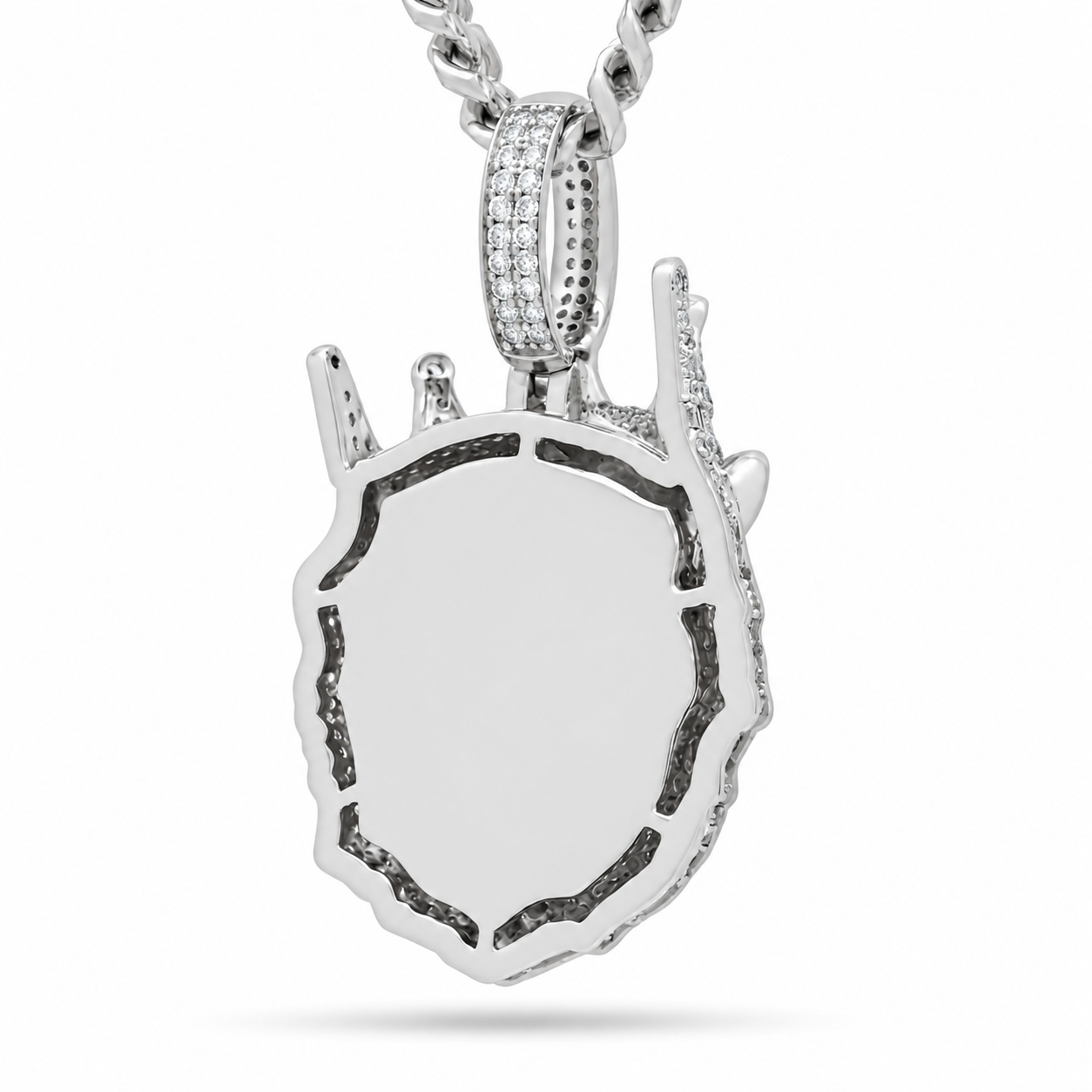 Crowned Lion Head Pendant