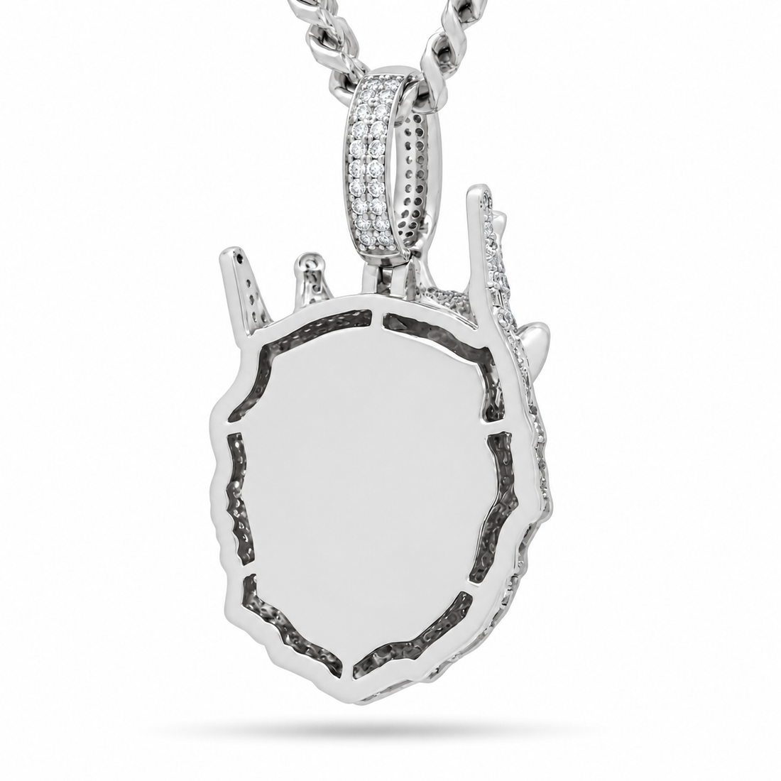 Crowned Lion Head Pendant
