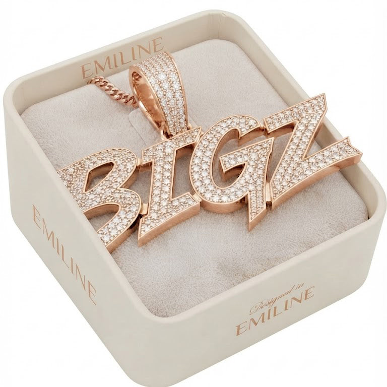 Custom Name Diamond Pendant