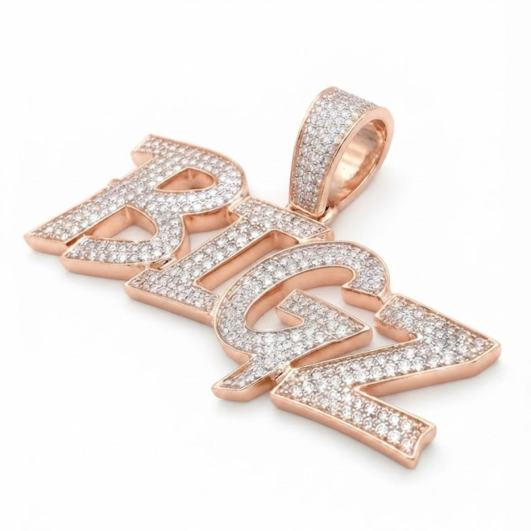 Custom Name Diamond Pendant